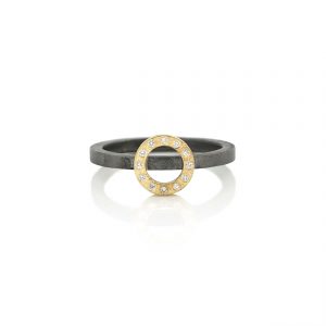 stackring-silver-gold-circle-with-diamonds BE.rzgd.20.12x005